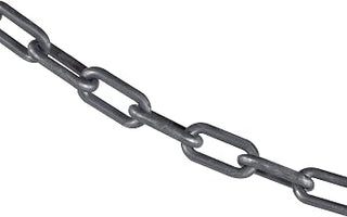 Mr. Chain Plastic Barrier Chain Reel, Silver, 500 ft Length (30008-500)
