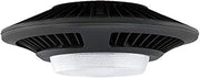 RAB Lighting GLED52 Garage Ceiling 52W Cool LED with Prismatic Lens, Bronze