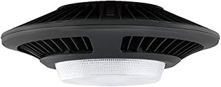 RAB Lighting GLED52 Garage Ceiling 52W Cool LED with Prismatic Lens, Bronze