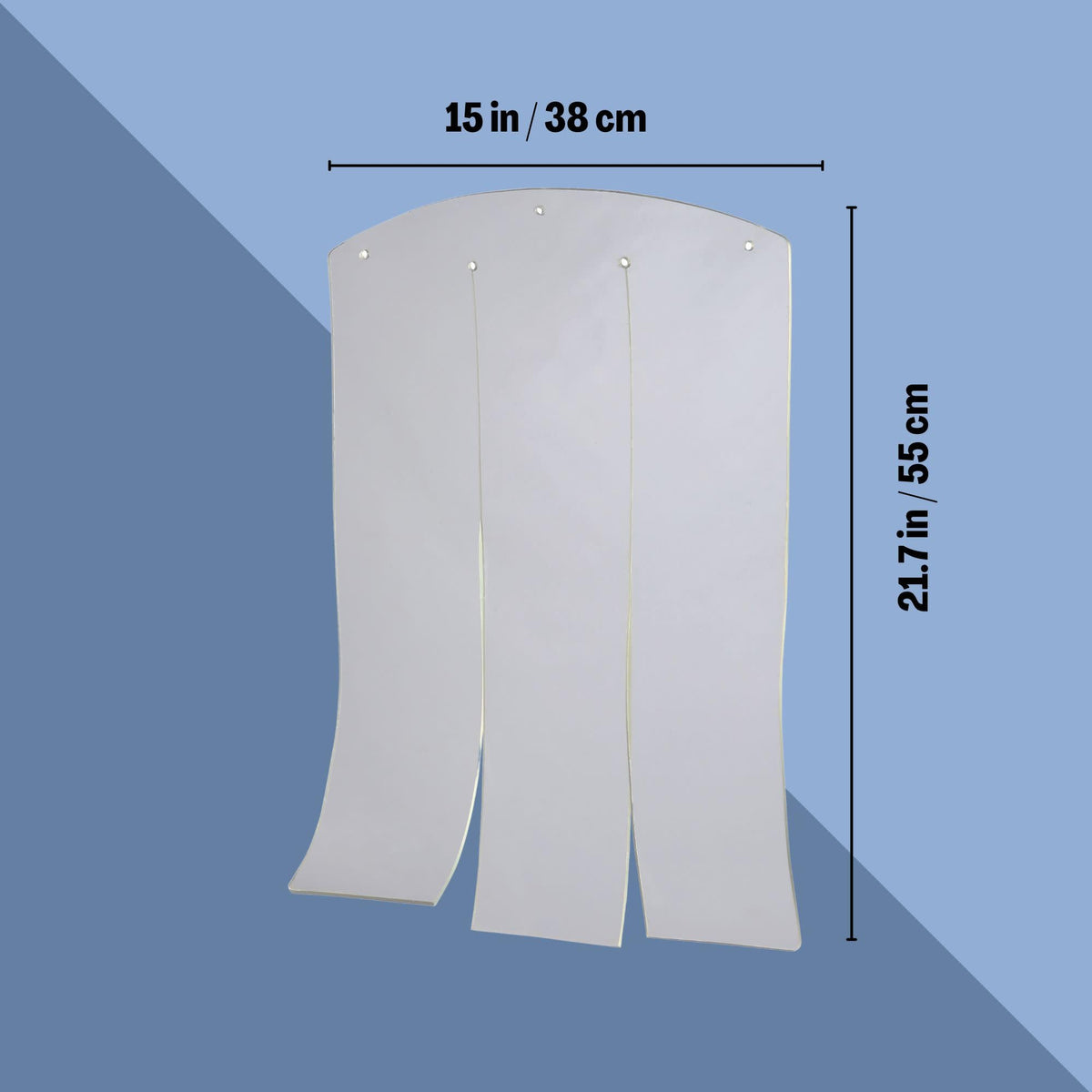 TRIXIE 14.75 x 21.5 inch / Clear Plastic / Classic Doors, Gates & Ramps