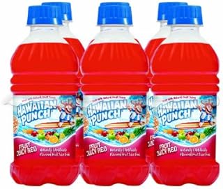HAWAIIAN PUNCH Fruit Juicy Red, 10 Oz (6 Count)