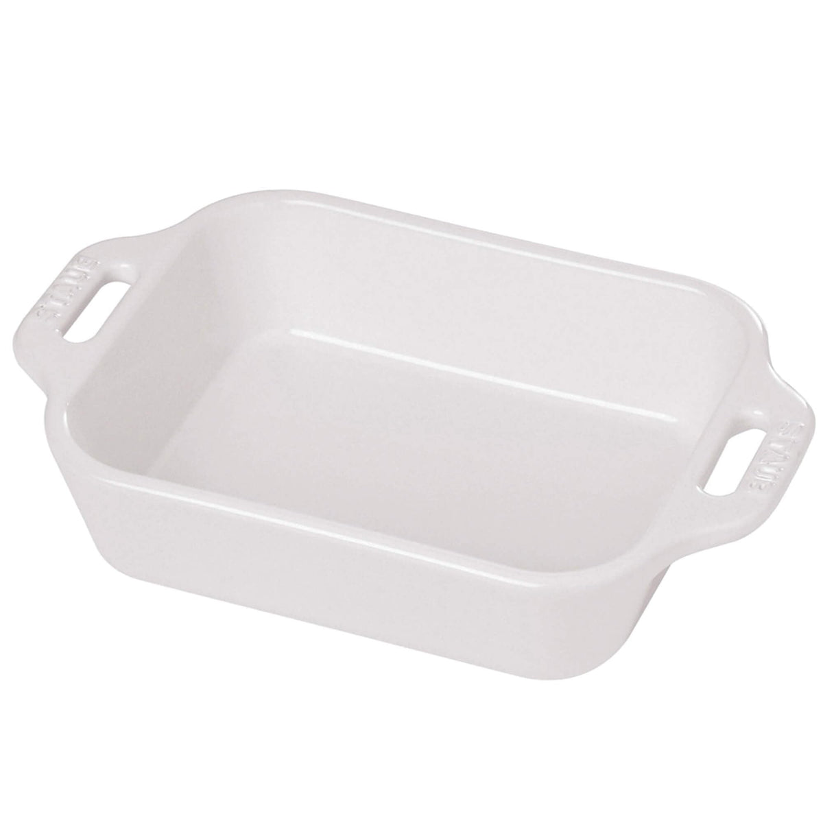 Ceramic Rectangular Baking Dish by STAUB – 10.5x7.5-inch, 2.5 quarts, Ceramic, White, Model 40508-593