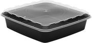 CR-1047B Combo Pack Square 48 Oz. Container - 100 / CS