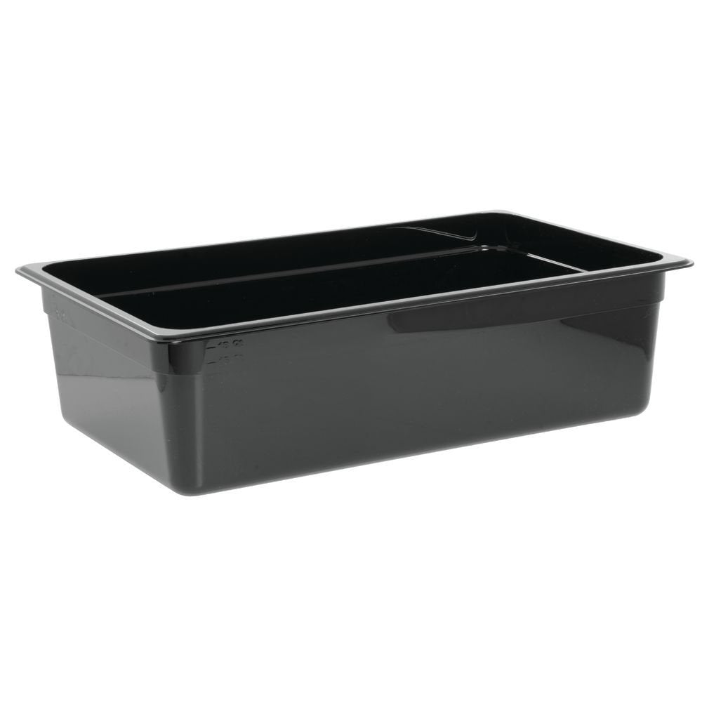 16CW-110 Black Camwear Full Size Food Pan by Cambro – 21", Plastic, Black, Model 16CW110