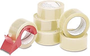 AbilityOne Commercial Grade Package Sealing Tape with Handheld Tape Dispenser 7510-01-579-6873: SE, 6 Item(s)