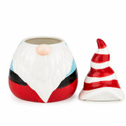 Nordic Gnome Sugar Pot (Red Stripe) by 10 Strawberry Street – Small, 8.0 fluid_ounces, Dolomite, Red Stripes, Model GNOME-SB