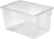 Rubbermaid Clear Plastic Box, 21 1/2 Gallon, 18 x 26 x 15 - Lot of 6