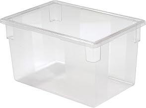 Rubbermaid Clear Plastic Box, 21 1/2 Gallon, 18 x 26 x 15 - Lot of 6
