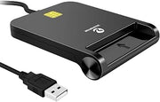 CAC Card Reader for DOD Military, Compatible Windows Mac Linux | USB CAC Reader, Smart Card Reader, Compatible Windows 10/11, Mac OS, Linux, for PIV/CAC, Black, Plug and Play