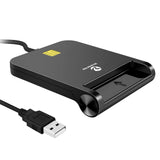 CAC Card Reader for DOD Military by ZOWEETEK – Black, Model CAC Reader