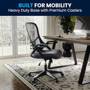 Flash Furniture Dark Gray / Set of 1 / Contemporary Home Office Desk Chairs