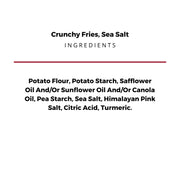 The Daily Crave Sea Salt Fries / 4.25 Ounce (Pack of 8) / 8 Seaweed Snacks