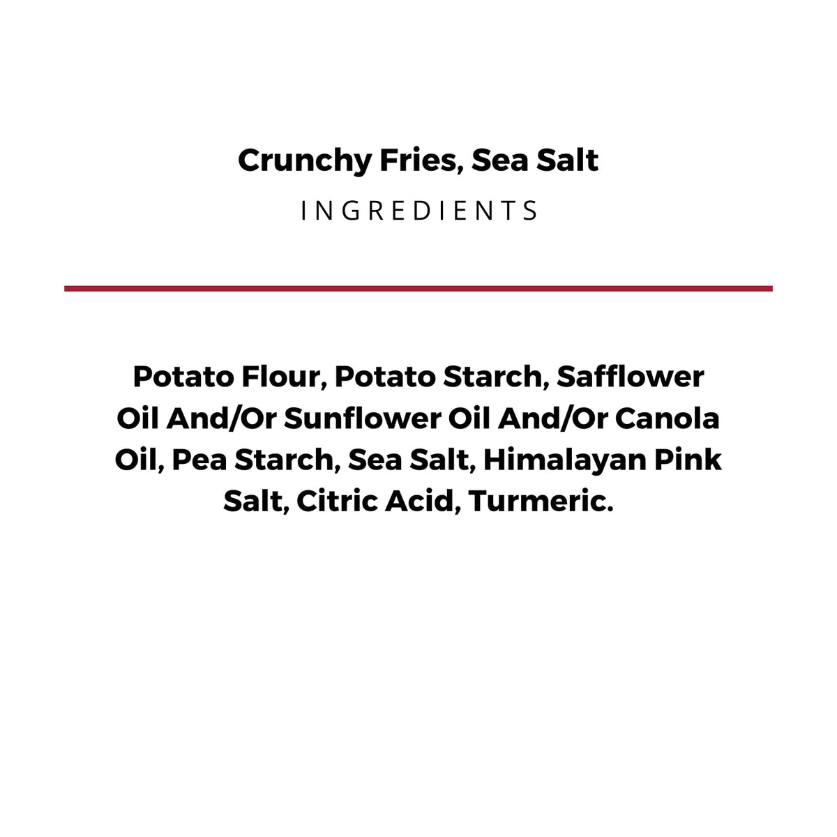 The Daily Crave Sea Salt Fries / 4.25 Ounce (Pack of 8) / 8 Seaweed Snacks