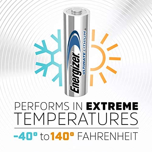 12 Count by Energizer – 12 Count, Model Ultimate Lithium AA Batteries