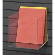 Slatwall Box 6” Acrylic by Marketing Holders – cyrstal, Acrylic, Clear, Model ZS5-66