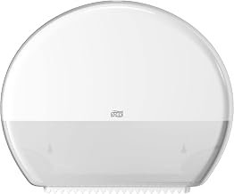 554020A Elevation Jumbo Bath Tissue Roll Dispenser, 14.2" Height x 17.2" Width x 5.2" Depth, White (Case of 1 Dispenser) For use with Tork 12021502 and 11010402