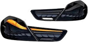 Tail Light Assembly Compatible For 2010-2017 BMW 6 Series F06, F12, F13 Backup Light Tail Lamp Dynamic Turn Signal Light Tail Lamp Assembly(BLACK)