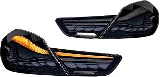 Tail Light Assembly Compatible For 2010-2017 BMW 6 Series F06, F12, F13 Backup Light Tail Lamp Dynamic Turn Signal Light Tail Lamp Assembly(BLACK)