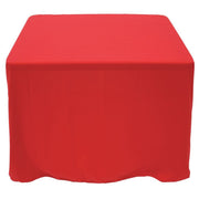 Tablecloth Red Square Spun Polyester - 52" x 52" by HUBERT – Polyester, Red, Model BTC2-52X52-111