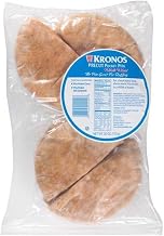 Krono Pita Perfect Pre Cut Pocket Wheat Pita Bread -- 120 per case.