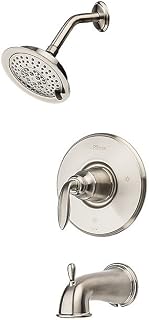 Pfister G89-8CBK Avalon 1-Handle Tub and Shower Combo, Brushed Nickel
