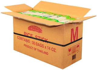 Thai Flavor Rice Stick by Savor Imports – 14 Ounce (Pack of 30), Pack of 30