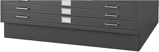 Safco Products 4997BLR Flat File Closed Base for 5-Drawer 4996BLR and 10 Drawer 4986BL Flat Files, Sold Separately, Black