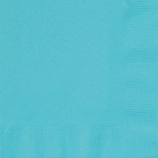 Terrific Teal Beverage Napkins - 20 Count, Elegant & Vibrant Design, Premium Paper Napkins For Parties & Events