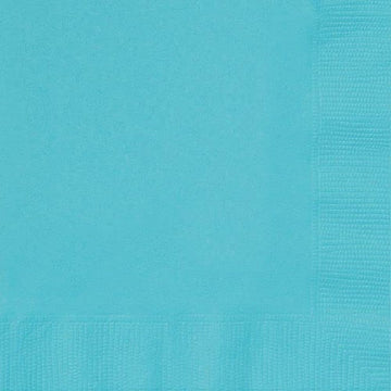 Terrific Teal Beverage Napkins - 20 Count, Elegant & Vibrant Design, Premium Paper Napkins For Parties & Events