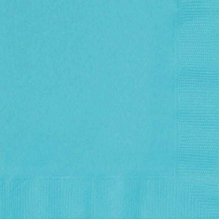 Terrific Teal Beverage Napkins - 20 Count, Elegant & Vibrant Design, Premium Paper Napkins For Parties & Events