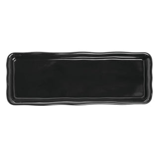 M618-B Heavyweight Black Melamine Display Tray - 17 1/2 L x 6 1/2 W x 1 1/2 H by Elite Global Solutions – 17.5" x 6.5" x 1.5", Melamine, Black, Model 848552018322