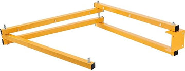 Global Industrial 90"L Dock Light Arm w/Mounting Kit, Heavy Duty 1.5" Square Tubing