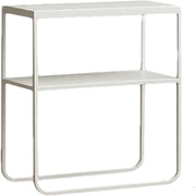 Square Sofa Metal Side Table Double Layer Storage Rack Modern Movable Nightstands Bedroom Mesa Auxiliar Table