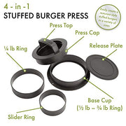 Cuisinart 4-in-1 Burger Press / 4-in-1 (Pack of 3) / 4.0 ounces Grill Presses & Irons