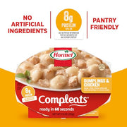 HORMEL COMPLEATS Dumplings & Chicken / 7.5 Ounce (Pack of 7) / Meal Chicken Soups