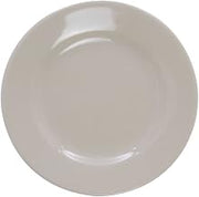 HUBERT Bread and Butter Plate with Rolled-Edge Warm White Stoneware - 5 1/2 Dia 36 Per Case