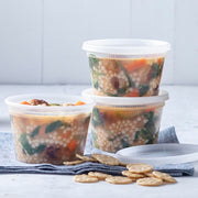 PCTYSD2516 - DELItainer Microwavable Combo by PACTIV – 150 CT, 16.0 ounces, Plastic, Clear