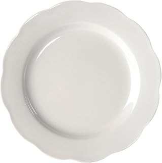 CAC China SC-16 Seville Scallop Edge Plate 10 3/4"