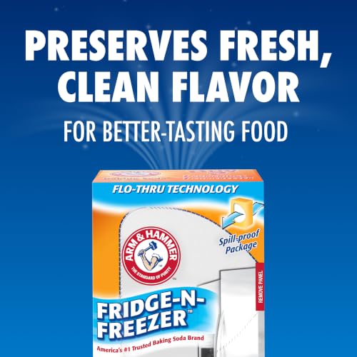 ARM & HAMMER 14 Ounce (Pack of 24) / Fridge-n-Freezer Odor Absorber- 12 pack / Orange Baking Soda