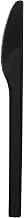 Responsible Products 6.75" Knives, Certified Compostable Knives, Extra Strength, Tree-Free, Made Without PFAS, Black (1000 Count)
