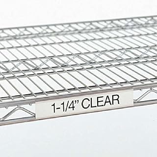 Label Holder Clear 3 x 1-1/4" for Metro Shelves