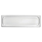 20LPCWC135 Clear Camwear Long Half Size Flat Food Pan Cover by Cambro – Polycarbonate, Clear, Model 99511327485
