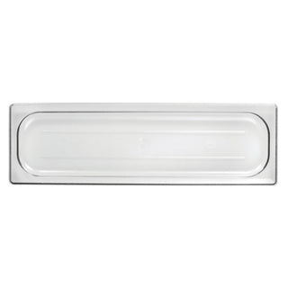 20LPCWC135 Clear Camwear Long Half Size Flat Food Pan Cover by Cambro – Polycarbonate, Clear, Model 99511327485