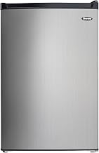 Danby DCR045B1BSLDB 4.5 cu. ft. Compact Fridge with True Freezer in Stainless Steel