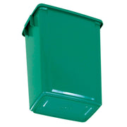 Indoor Recycling Container with Open Top by Global Industrial – 15 gallon, 15.0 gallons, Plastic, Green, Model GX-001AB-2