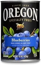 Oregon Fruit Blueberries in Syrup, 15 Ounce - 8 per case