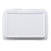 Foam Container by DCC – 8" Length x 7.875" Width x 3.25" Depth, Foam, White, Model 85HT1R