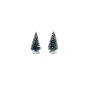 Department 56 Village Topiaries, Frosted Green Set of 10