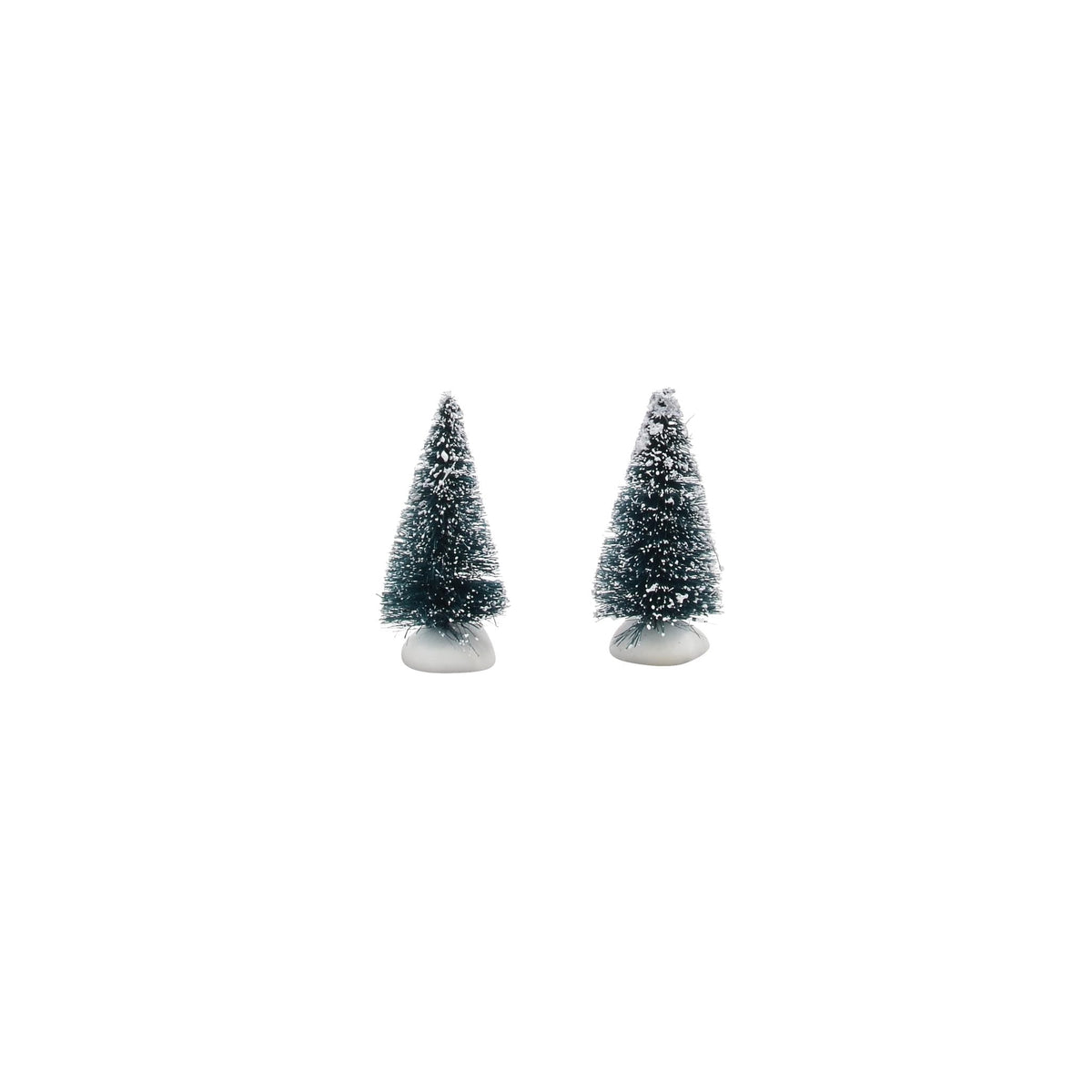 Department 56 Village Topiaries, Frosted Green Set of 10