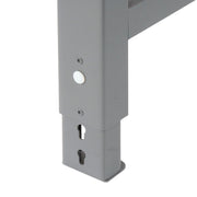 Adjustable Height Workbench C-Channel Leg by Global Industrial – 36"L x 60"W x 3"H, Steel, Gray, Model 183163